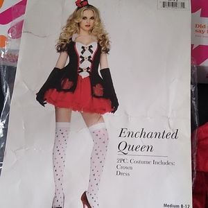Enchanted Queen Halloween costume size medium 8-12